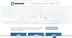 Desktop Screenshot of detegasa.com